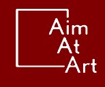 Logo AimAtArt rood